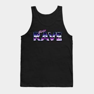 Techno Rave Retro 80s Style Design Tank Top